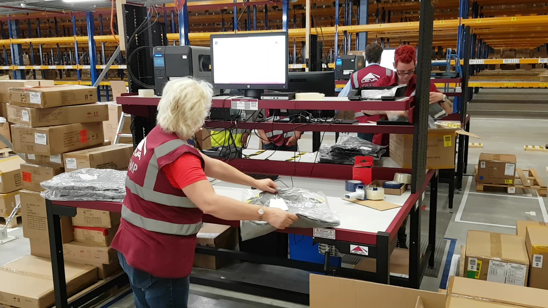 RFID Verpackungsprozess